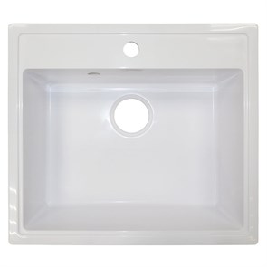 {{photo.Alt || photo.Description || 'Кухонная мойка AZARIO Onda 565x505x200 искусственный мрамор, сифон в комплекте, цвет белый (CS00105221)'}}