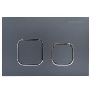 {{photo.Alt || photo.Description || 'Кнопка смыва AZARIO NEW-TS механическая, двойной смыв, квадратные кнопки, ABS пластик, сатин (AZ-ABS-002-GG)'}}