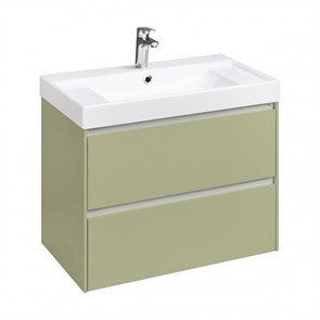 {{photo.Alt || photo.Description || 'Комплект: Тумба под раковину Roca Ona Olive 800 подвесная, 2 ящика + раковина ONA 80х46, оливковый матовый (Z.RU93.1.045.7)'}}