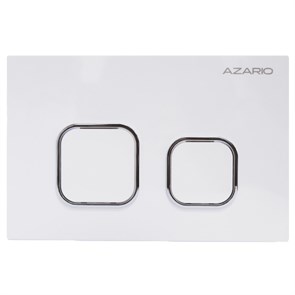 {{photo.Alt || photo.Description || 'Кнопка смыва AZARIO NEW-TS механическая, двойной смыв, квадратные кнопки, ABS пластик, белый (AZ-ABS-002-W)'}}