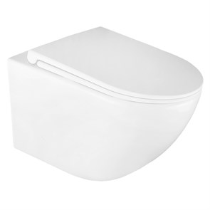 {{photo.Alt || photo.Description || 'Унитаз подвесной Azario BONELLE 345х490х350 безободковый, смыв "Торнадо", с быстросъемным сиденьем микролифт (AZ-2801E)'}}