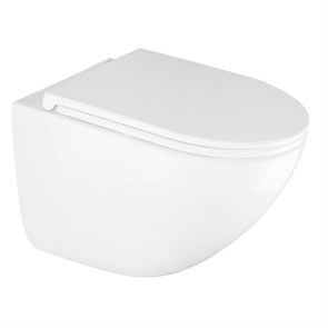 {{photo.Alt || photo.Description || 'Унитаз подвесной Azario Trevi 495х360х390 безободковый, слив "Скрытое Торнадо", в комплекте с сидением микролифт, белый (AZ-0093UQ3)'}}