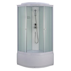 {{photo.Alt || photo.Description || 'Душевая кабина Loranto 980х980х2150 белое заднее стекло, поддон 40 см, матовое стекло 4 мм, профиль белый (CS-888EDTM/W-100)'}}