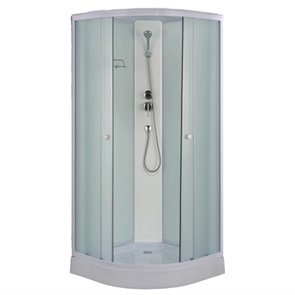 {{photo.Alt || photo.Description || 'Душевая кабина Loranto 880х880х2150 белое заднее стекло, поддон 14 см, матовое стекло 4 мм, профиль белый (CS-881ED13TM/W-90)'}}