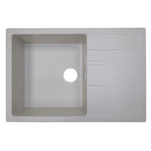 {{photo.Alt || photo.Description || 'Кухонная мойка AZARIO Rio 750x505x185 искусственный мрамор, с "крылом", сифон в комплекте, цвет бежевый (CS00105226)'}}