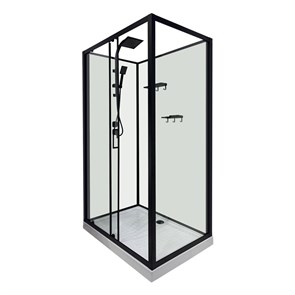 {{photo.Alt || photo.Description || 'Душевая кабина Loranto 1180x780x2040 без крыши, левосторонняя, белое заднее стекло, поддон 14 см, прозрачное стекло 4 мм, профиль черный (CS-3010TM/W-120L)'}}