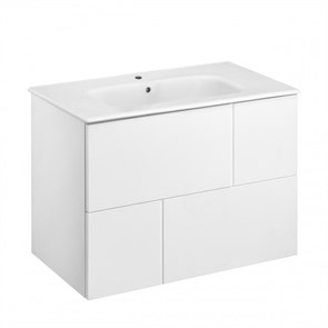 {{photo.Alt || photo.Description || 'Комплект: тумба Roca Pilar 80, подвесная, 2 ящика + раковина VICTORIA-N 800х460, белый (Z.RU93.1.044.4)'}}