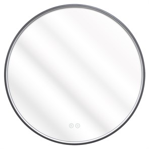 {{photo.Alt || photo.Description || 'Зеркало Azario Димион D700, круглое, с подсветкой и диммером, 3 режима, сенсорный выключатель, с подогревом, серый матовый (АZ-LED010825)'}}