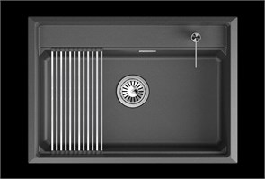 {{photo.Alt || photo.Description || 'Кухонная мойка GRANULA кварц (7301i, ЧЁРНЫЙ)'}}