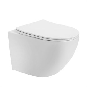 {{photo.Alt || photo.Description || 'Унитаз ABBER Bequem AC1100T подвесной белый, безободковый, смыв торнадо'}}