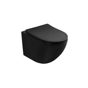 {{photo.Alt || photo.Description || 'Унитаз ABBER Bequem AC1100TMB подвесной черный матовый, безободковый, смыв торнадо'}}