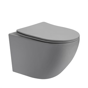 {{photo.Alt || photo.Description || 'Унитаз ABBER Bequem AC1101TMG подвесной серый матовый, безободковый, смыв торнадо'}}