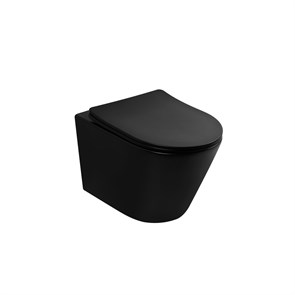 {{photo.Alt || photo.Description || 'Унитаз ABBER Bequem AC1102TMB подвесной черный матовый, безободковый, смыв торнадо'}}