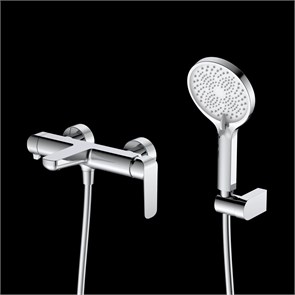 {{photo.Alt || photo.Description || 'Смеситель для ванны с душем DQ D?sseldorf короткий излив хром (DA1723201)'}}