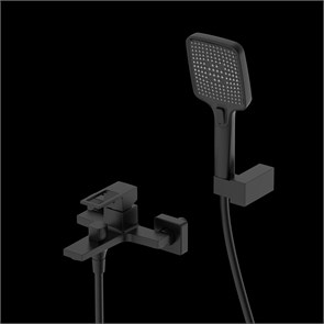 {{photo.Alt || photo.Description || 'Смеситель для ванны с душем DQ Dortmund короткий излив черный (DA1713205)'}}