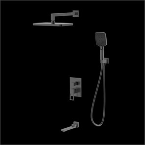 {{photo.Alt || photo.Description || 'Душевая система для ванны и душа DQ Dortmund встраиваемая с изливом графит (DA1715606)'}}