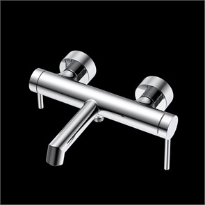 {{photo.Alt || photo.Description || 'Смеситель для ванны с душем DQ Stuttgart короткий излив хром (DA1773201)'}}