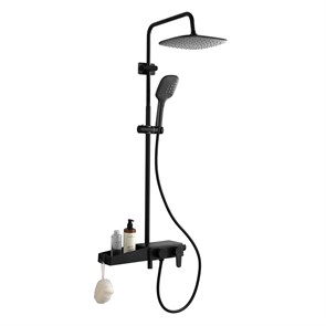 {{photo.Alt || photo.Description || 'Душевая система AZARIO с поворотным изливом, керамический картридж, черный матовый (AZ-801-2B)'}}