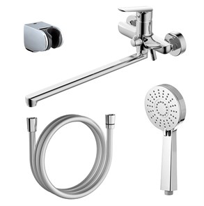 {{photo.Alt || photo.Description || 'Смеситель для ванны AZARIO CAMPO с ручным душем, керамический картридж, хром (AZ-KX138275C)'}}