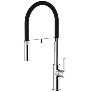 {{photo.Alt || photo.Description || 'Смеситель для кухонной мойки Azario с фильтром для воды, гибкий излив, керамический картридж, хром (AZ-WAA569158C)'}}