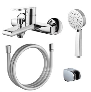 {{photo.Alt || photo.Description || 'Смеситель для ванны AZARIO FARO с ручным душем, керамический картридж, хром (AZ-PS23459C)'}}