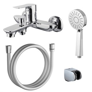 {{photo.Alt || photo.Description || 'Смеситель для ванны AZARIO AVILLA с ручным душем, керамический картридж, хром (AZ-SU23394C)'}}