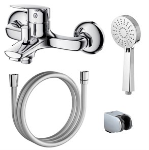 {{photo.Alt || photo.Description || 'Смеситель для ванны AZARIO EVORA с ручным душем, керамический картридж, хром (AZ-WKE238043C)'}}