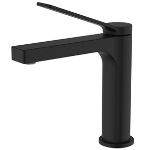 {{photo.Alt || photo.Description || 'Смеситель для раковины Azario VISE керамический картридж, без донного клапана, черный матовый (AZ-VQQ168330PA)'}}