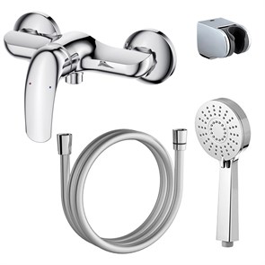 {{photo.Alt || photo.Description || 'Смеситель для душа AZARIO TAVIRA с ручным душем, керамический картридж, хром (AZ-WKE33361C)'}}