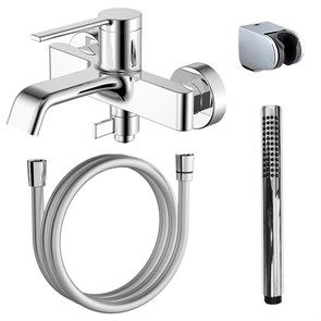 {{photo.Alt || photo.Description || 'Смеситель для ванны и душа Azario VINCENTE с ручным душем, керамический картридж, хром (AZ-VRZ238326C)'}}