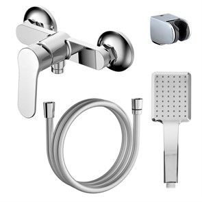 {{photo.Alt || photo.Description || 'Смеситель для ванны AZARIO ELVIS с ручным душем, керамический картридж, хром (AZ-WWK338155C)'}}