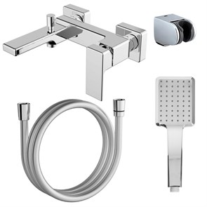 {{photo.Alt || photo.Description || 'Смеситель для ванны и душа Azario BLAKE с ручным душем, керамический картридж, хром (AZ-VBT238205C)'}}