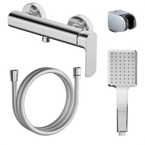 {{photo.Alt || photo.Description || 'Смеситель для душа Azario ASHER с ручным душем, без излива, керамический картридж, хром (AZ-VNN338311C)'}}