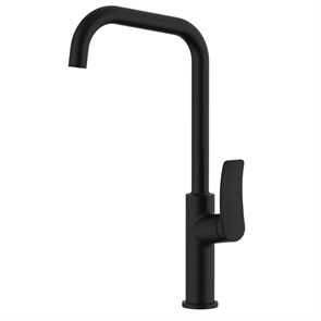 {{photo.Alt || photo.Description || 'Смеситель для кухонной мойки Azario ABILITY высокий излив, керамический картридж, черный матовый (AZ-VQR568073PA)'}}