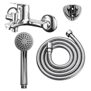 {{photo.Alt || photo.Description || 'Смеситель для ванны и душа Azario с ручным душем, керамический картридж, хром (AZ-HU245906)'}}