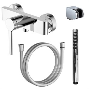 {{photo.Alt || photo.Description || 'Смеситель для душа Azario VINCENTE с ручным душем, керамический картридж, без излива, хром (AZ-VRZ338326C)'}}