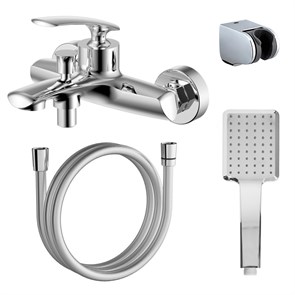 {{photo.Alt || photo.Description || 'Смеситель для ванны и душа Azario REULEAUX с ручным душем, керамический картридж, хром (AZ-VWF238296C)'}}