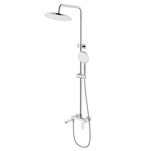 {{photo.Alt || photo.Description || 'Душевая система Azario Alanti с круглым тропическим душем, керамический картридж, шланг 150 см, хром (AZ-K2332)'}}