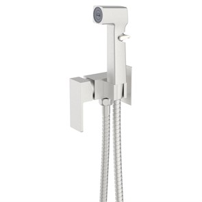 {{photo.Alt || photo.Description || 'Гигиенический душ Azario Graves со смесителем, керамический картридж, скрытый монтаж, шланг 150 см, сатин (AZ-KFX03BN)'}}