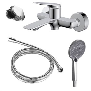 {{photo.Alt || photo.Description || 'Смеситель для ванны Azario Lursy с ручным душем, керамический картридж, шланг 150 см, хром (AZ-K3049)'}}