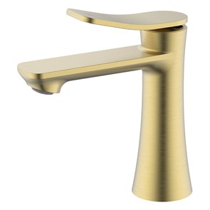 {{photo.Alt || photo.Description || 'Cмеситель для раковины Azario Escaro керамический картридж, золото матовое (AZ-K1074MG)'}}