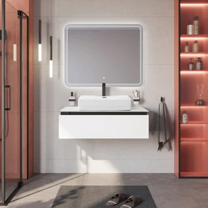 {{photo.Alt || photo.Description || 'Тумба со столешницей подвесная CEZARES SLIDER 100 Bianco Opaco, столешница SLD-100/48-BO'}}