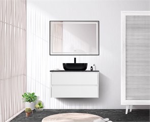 {{photo.Alt || photo.Description || 'Тумба со столешницей и накладной раковиной подвесная BelBagno KRAFT 90 Bianco Opaco'}}