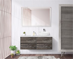 {{photo.Alt || photo.Description || 'Тумба со столешницей и накладной раковиной подвесная BelBagno KRAFT 120 Pino Pasadena, раковина справа'}}