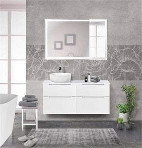 {{photo.Alt || photo.Description || 'Тумба со столешницей и накладной раковиной подвесная BelBagno ETNA-H60 120 Bianco Lucido, раковина слева'}}