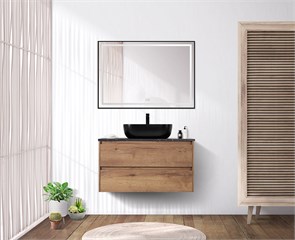 {{photo.Alt || photo.Description || 'Тумба со столешницей и накладной раковиной подвесная BelBagno KRAFT 100 Rovere Tabacco'}}