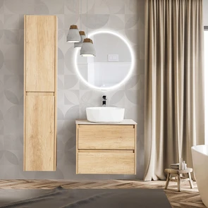 {{photo.Alt || photo.Description || 'Тумба со столешницей и накладной раковиной подвесная BelBagno KRAFT 60 Rovere Nebrasca Nature'}}