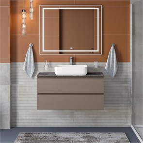 {{photo.Alt || photo.Description || 'Тумба со столешницей подвесная BelBagno KRAFT 100 Бежевый матовый, столешница KEP-100-GRN'}}