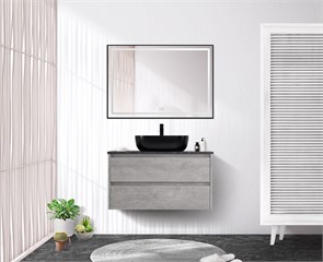 {{photo.Alt || photo.Description || 'Тумба со столешницей подвесная BelBagno KRAFT 100 Cemento Grigio'}}