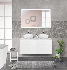{{photo.Alt || photo.Description || 'Тумба со столешницей и накладными раковинами подвесная BelBagno ETNA-H60 120 Bianco Lucido'}}